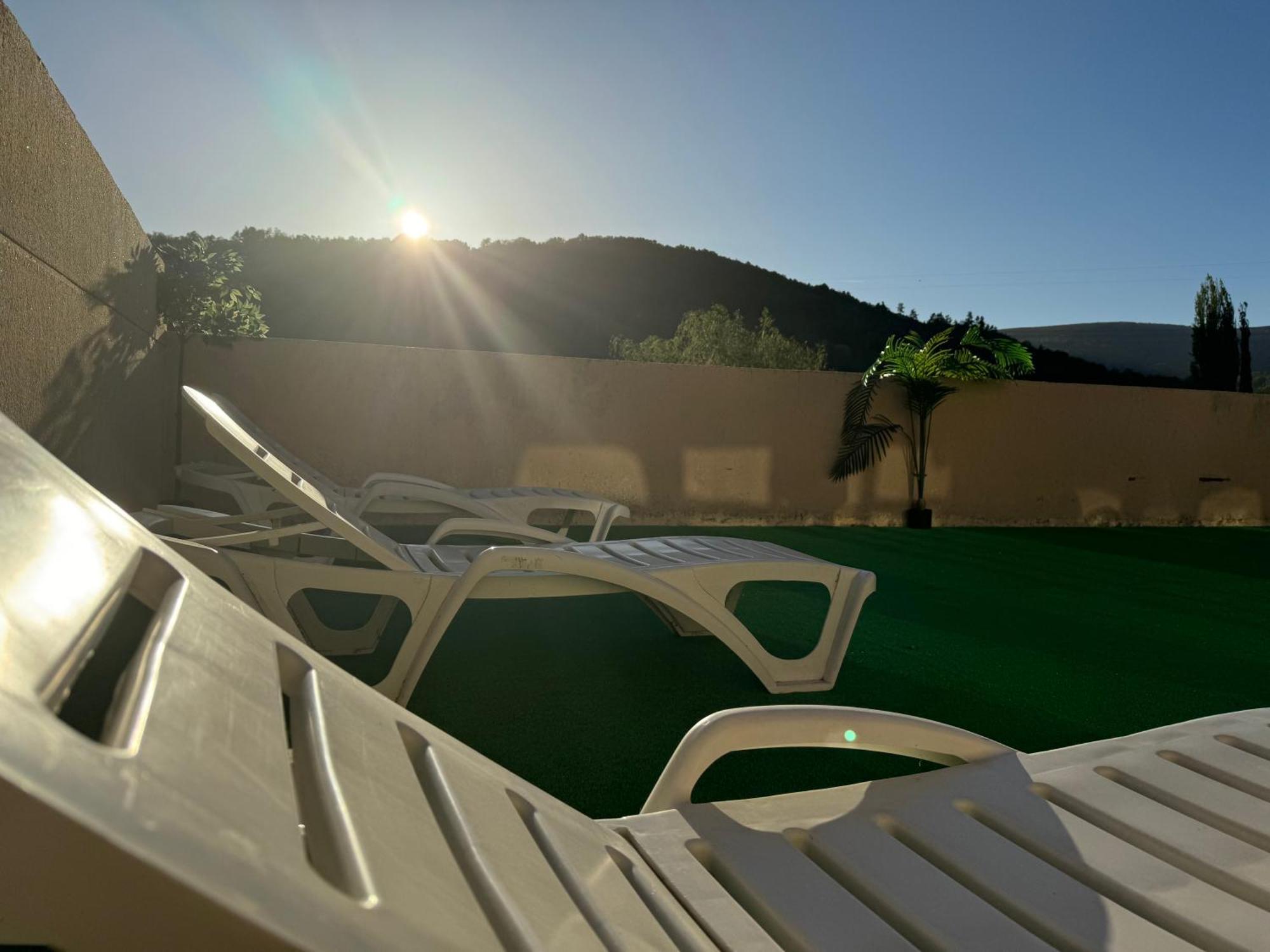 Ferienwohnung Triacastela Sunset Terrace Exterior foto